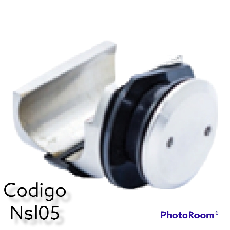 Conector muro vidrio